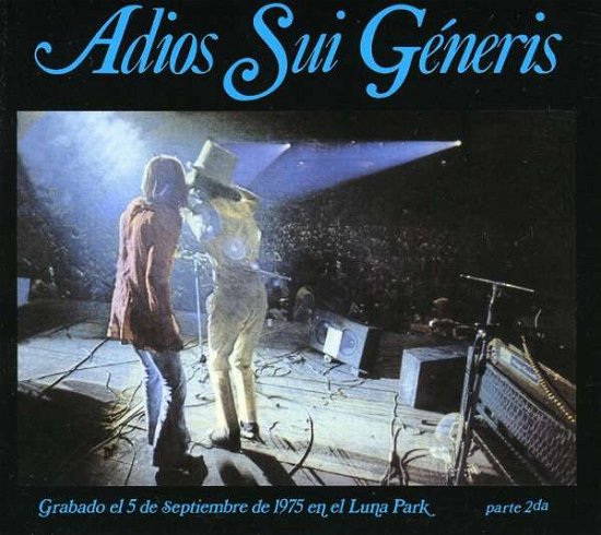 Cover for Sui Generis · Adios Sui Generis 2 (CD) (2010)