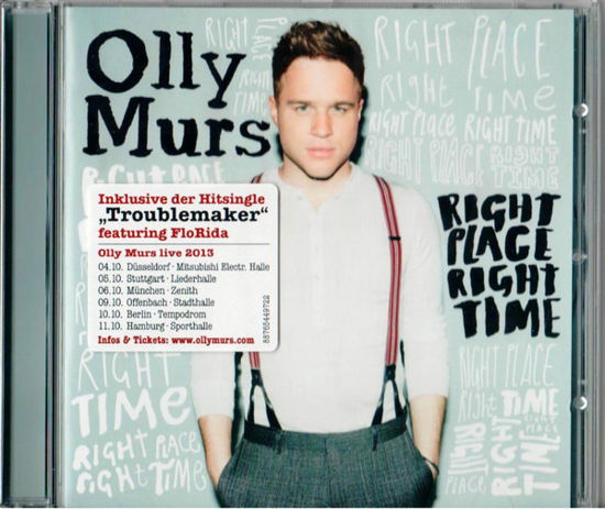 Right Place Right Time - Olly Murs - Musiikki - SONY MUSIC ENTERTAINMENT - 0888837120623 - perjantai 10. helmikuuta 2023