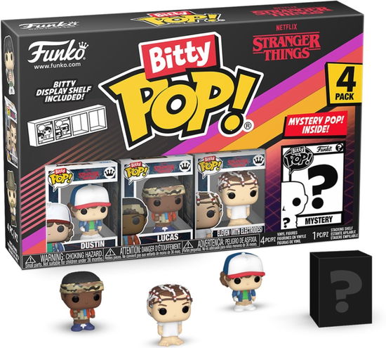 Bitty Pop Stranger Things Szn1 Dustin 4 Pack - Bitty Pop Stranger Things - Merchandise - Funko - 0889698836623 - 9. januar 2025