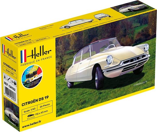 1/43 Starter Kit Citroen Ds 19 - Heller - Koopwaar - MAPED HELLER JOUSTRA - 3279510561623 - 