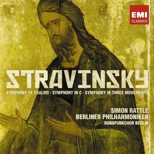 Cover for Simon Rattle · Stravinsky:symphony of Psalms (CD) (2008)
