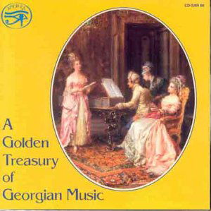 Cover for Golden Treasury of Georgian Music (CD) (2011)