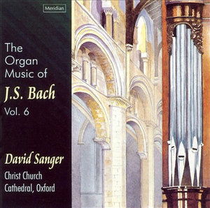 Cover for Sanger · Organ Music Vol 6 Meridian Klassisk (CD) (2000)