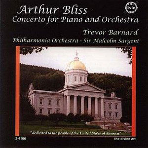 Concerto for Piano & Orchestra - Bliss / Barnard / Pao / Sargent - Musikk - DIVINE ART - 5028117410623 - 24. oktober 2006