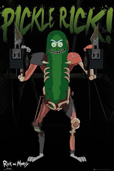 RICK AND MORTY - Poster Pickle Rick (91.5x61) - Rick And Morty - Produtos -  - 5028486394623 - 