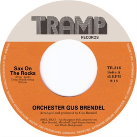 Cover for Gus Brendel · Sax On The Rocks (LP) (2023)