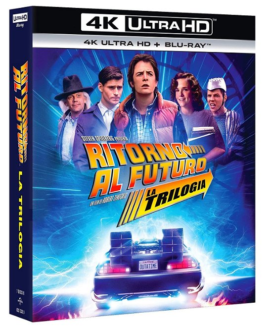 Cover for Ritorno Al Futuro Trilogia 35Th Anniversary (Standard) (3 Blu-Ray Uhd+4 Blu-Ray) (Blu-ray)
