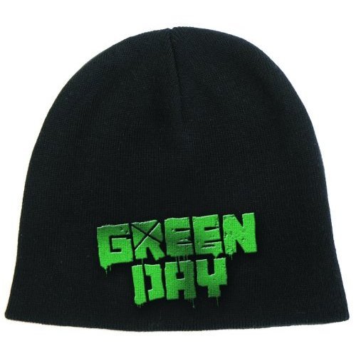 Green Day Unisex Beanie Hat: Logo - Green Day - Produtos - ROCK OFF - 5055295383623 - 13 de novembro de 2014