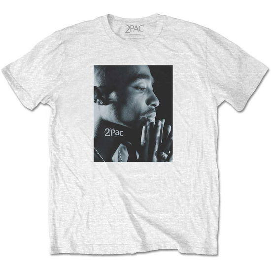 Cover for Tupac · Tupac Unisex T-Shirt: Changes Side Photo (White) (T-shirt) [size S] [White - Unisex edition] (2019)