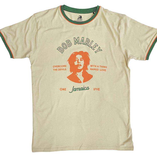 Bob Marley Unisex Ringer T-Shirt: Thing Called Love - Bob Marley - Merchandise -  - 5056561072623 - March 10, 2023