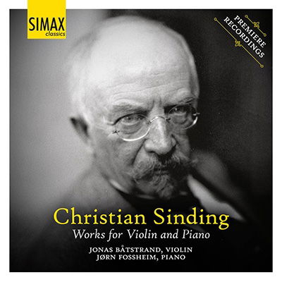 Cover for Christian Sinding · Christian Sinding-works for Violin and Piano (CD)