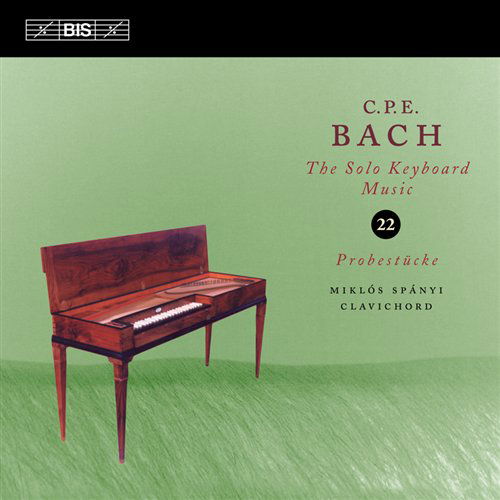 Cover for Bach,c.p.e. / Spanyl · Solo Keyboard Music 22 (CD) (2011)