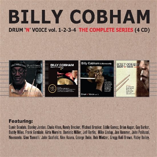 Cover for Billy Cobham · DrumNVoice: Vol. 1-4 (CD) (2017)