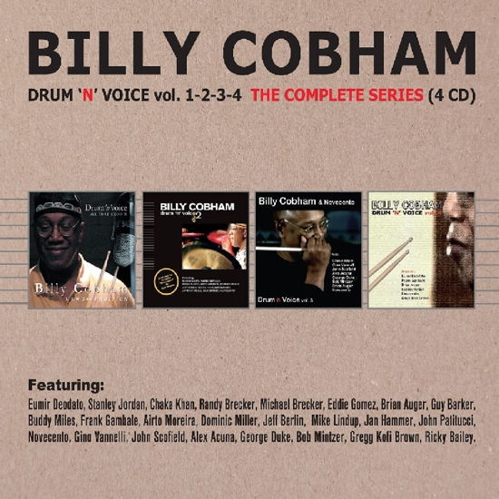 DrumNVoice: Vol. 1-4 - Billy Cobham - Musik - NICOLOSI PRODUCTIONS - 8012786915623 - 14 juli 2017