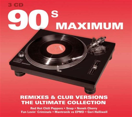 Cover for Aa.vv. · Maximum 90s Remixes and Club (CD) (2007)