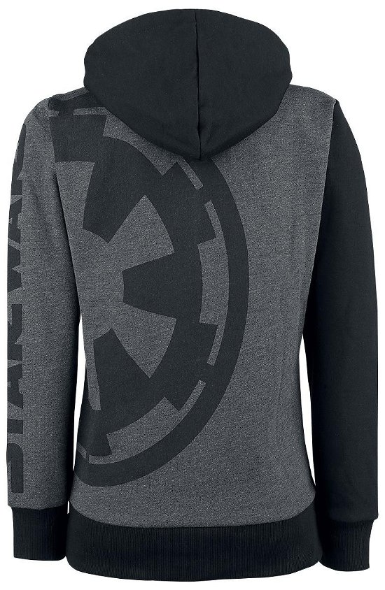 Cover for Star Wars Rogue One · Galactic Empire Emblem Hoodie Black (Felpa Con Cappuccio Donna Tg. S) (T-shirt)