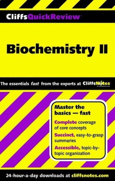 Cover for Frank Schmidt · CliffsQuickReview Biochemistry II (Paperback Bog) (2012)