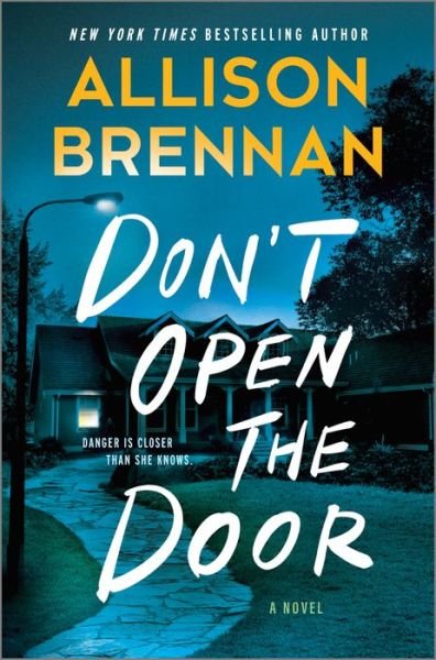 Cover for Allison Brennan · Don't Open the Door (Hardcover bog) (2023)