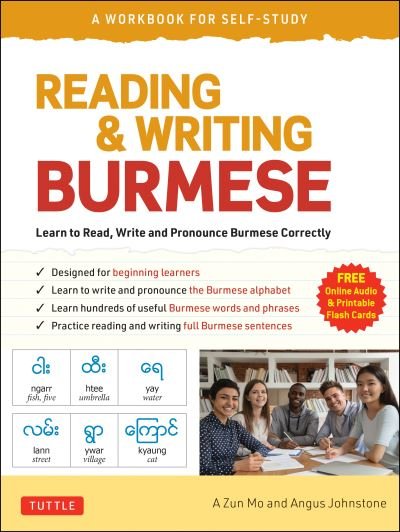Cover for A Zun Mo · Reading &amp; Writing Burmese: A Workbook for Self-Study: Learn to Read, Write and Pronounce Burmese Correctly  (Online Audio &amp; Printable Flash Cards) - Workbook For Self-Study (Pocketbok) (2022)