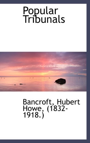 Cover for Bancroft · Popular Tribunals (Hardcover Book) (2009)