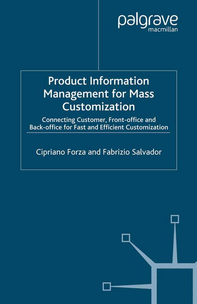 Product Information Management fo - Forza - Bücher -  - 9781349282623 - 28. November 2006
