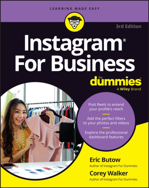 Cover for Eric Butow · Instagram For Business For Dummies (Paperback Book) (2024)