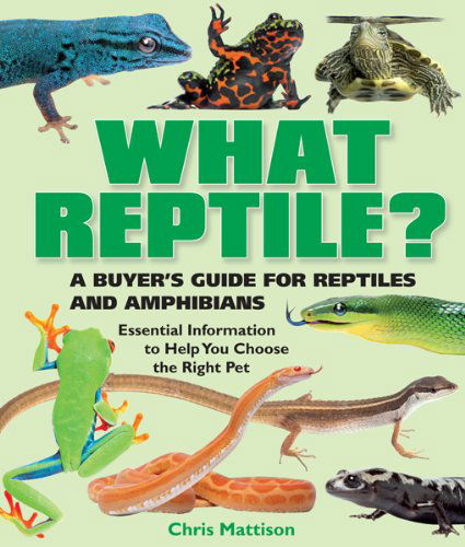 Cover for Chris Mattison · What Reptile?: a Buyer's Guide for Reptiles and Amphibians (Paperback Book) [1st edition] (2013)