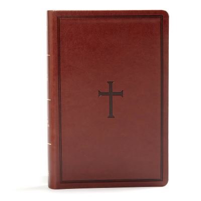 Cover for Holman Bible Staff Holman Bible Staff · KJV Large Print Personal Size Reference Bible, Brown Leathertouch Indexed (Lederbuch) (2019)