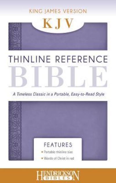 Cover for Hendrickson Bibles · Thinline Reference Bible-kjv (Leather Book) [Lilac Imitation] (2014)