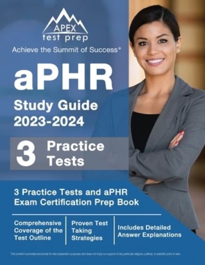 Cover for J M Lefort · Aphr Study Guide 2023-2024 : 3 Practice Tests and Aphr Exam Certification Prep Book [includes Detailed Answer Explanations] (Paperback Book) (2023)