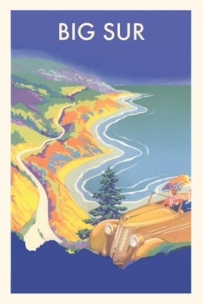 Cover for Found Image Press · Vintage Journal Big Sur Travel Poster (Book) (2022)