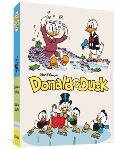 Cover for Carl Barks · Walt Disney's Donald Duck Gift Box Set Christmas in Duckburg &amp; Under the Polar Ice (Innbunden bok) (2022)