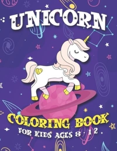 Cover for William Hill · Unicorn Coloring Book (Paperback Book) (2019)