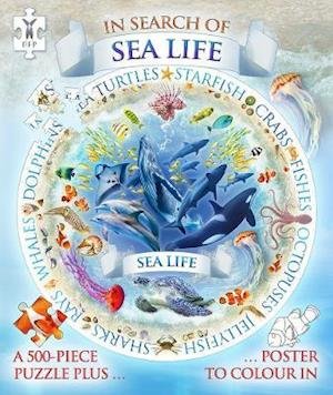 In Search of Sea Life Jigsaw and Poster - Caz Buckingham - Books - Fine Feather Press Ltd - 9781908489623 - March 1, 2022