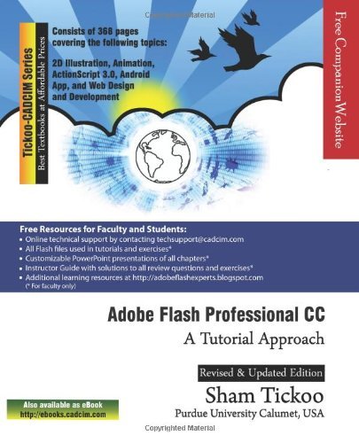Cover for Cadcim Technologies · Adobe Flash Professional Cc: a Tutorial Approach (Pocketbok) (2014)