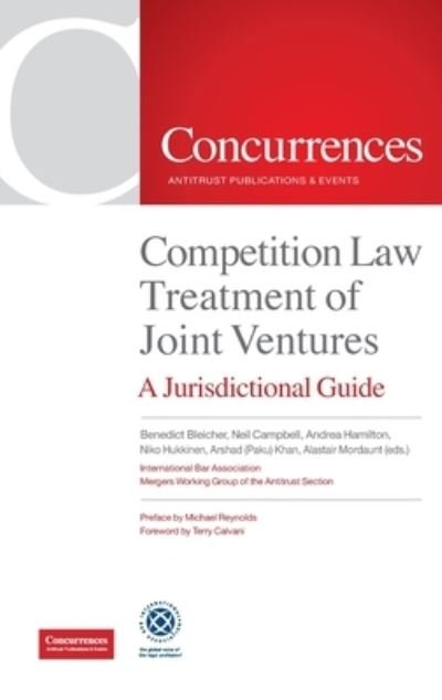 Cover for Andrea Hamilton · Competition Law Treatment of Joint Ventures (Book) (2022)