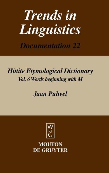 Cover for J. Puhvel · Hittite Etymol.Dictionary.06 (Book) [Bilingual edition] (2004)
