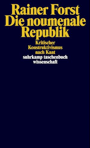 Cover for Rainer Forst · Die noumenale Republik (Paperback Book) (2021)