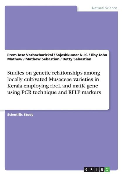 Cover for Vazhacharickal · Studies on genetic relat (Book) (2017)