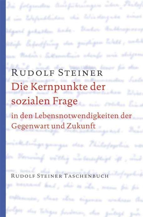 Cover for Steiner · Die Kernpunkte der sozialen Fra (Bog)