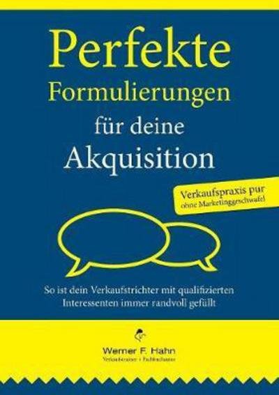 Cover for Hahn · Perfekte Formulierungen für deine (Bok) (2017)