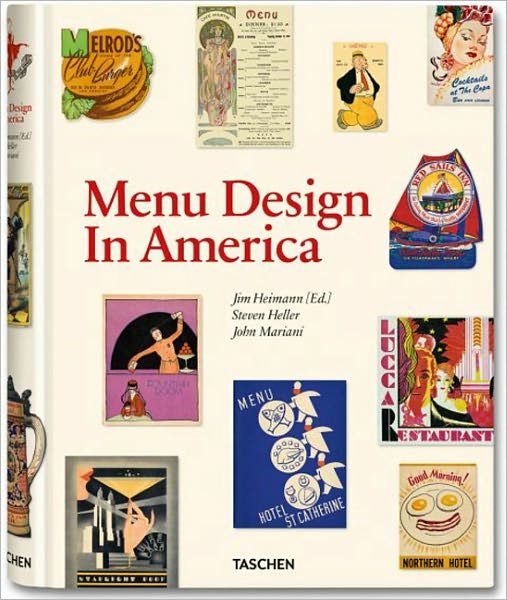 Cover for John Mariani · Menu Design in America. 1850–1985 (Gebundenes Buch) [Multilingual edition] (2011)
