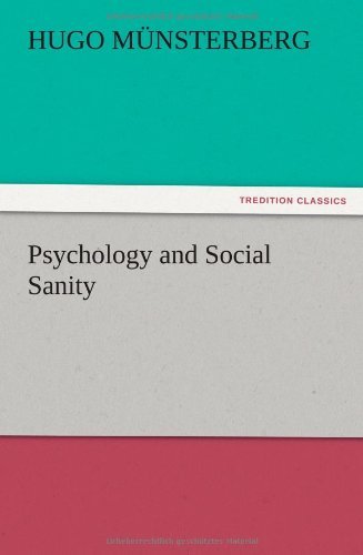 Cover for Hugo Munsterberg · Psychology and Social Sanity (Paperback Book) (2012)