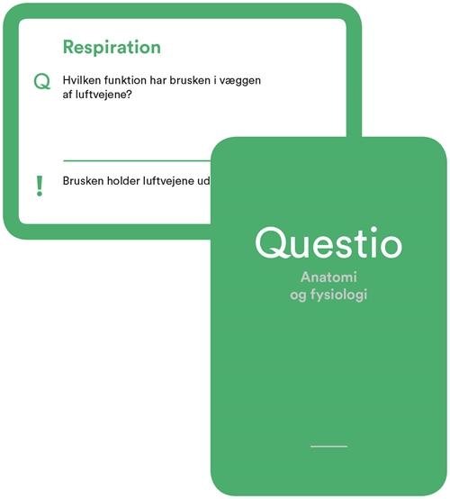 Cover for Mette Juel Bojsen-Møller; Oluf Falkenberg Nielsen · Questio: Anatomi og fysiologi - 400 quizspørgsmål (Heftet bok) [1. utgave] (2017)