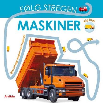 Cover for Dawn Sirett · Følg stregen: Følg stregen - Maskiner (Cardboard Book) [1. Painos] (2017)