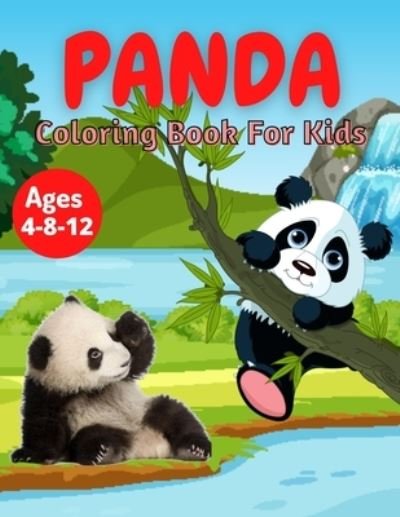 Cover for Trendy Coloring · Panda Coloring Book For Kids Ages 4-8-12: Cool Gift And Funny Activity Coloring Book for Boys &amp; Girls (Paperback Bog) (2021)