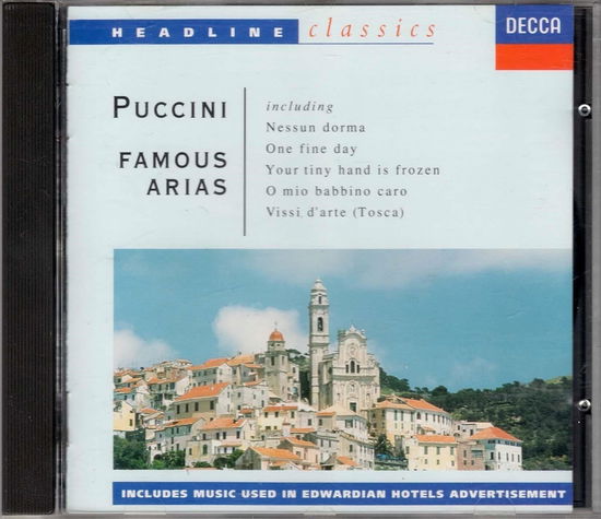 Cover for Giacomo Puccini  · Famous Arias (CD)