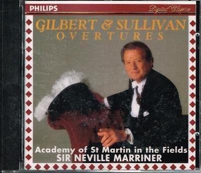 Cover for Academy of St Martin in the Fields / Sir Marriner Neville · Gilbert &amp; Sullivan Overtures (CD) (1993)