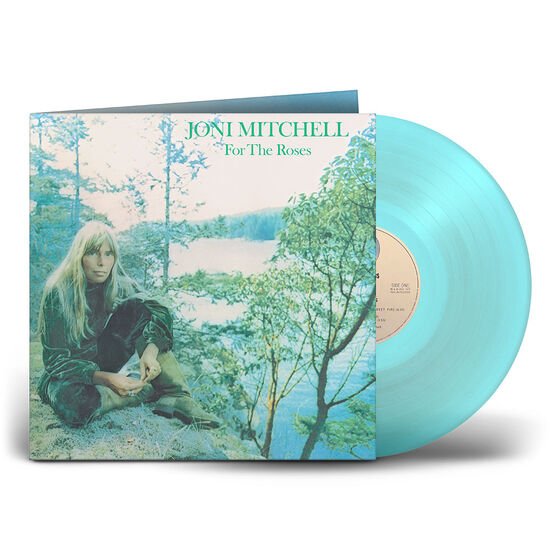 Joni Mitchell · For The Roses (LP) [Transparent Aqua Blue Vinyl edition] (2022)
