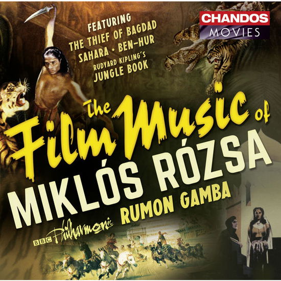 Film Music Suites - Rozsa / Bbc Philharmonic / Gamba - Musik - CHANDOS - 0095115180624 - 25. marts 2014